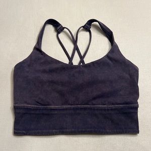 Lululemon Free To Be Longline Bra Washed Purple